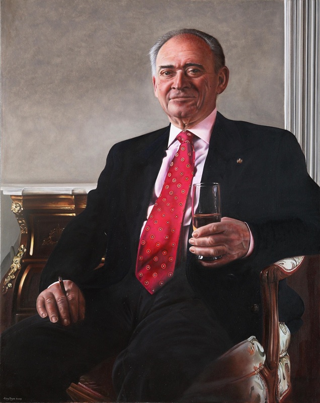 Portrait of a Gentleman, 2009 – Oil on Canvas, 138 x 100 cm – Ginny Page